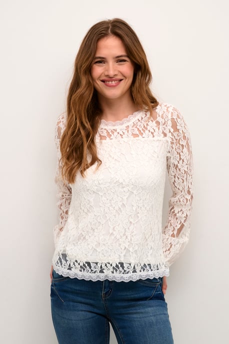 Blouse met korte mouwen Regular fit - Image 2