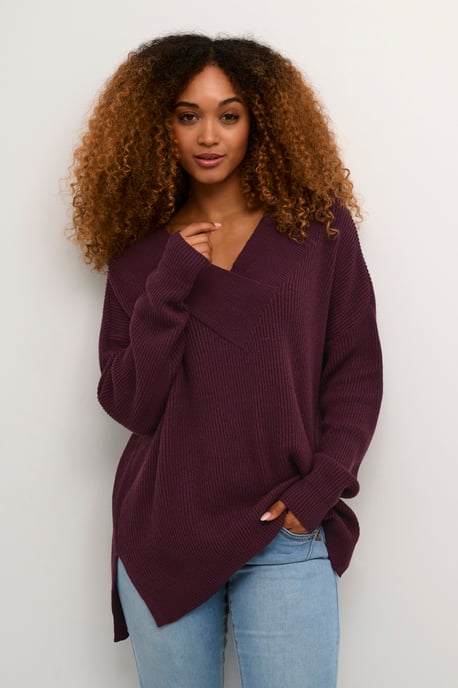 Pullover Oversize fit wine - Image 3