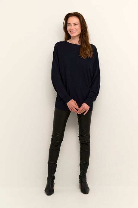 Pullover Oversize fit dark blue - Image 2