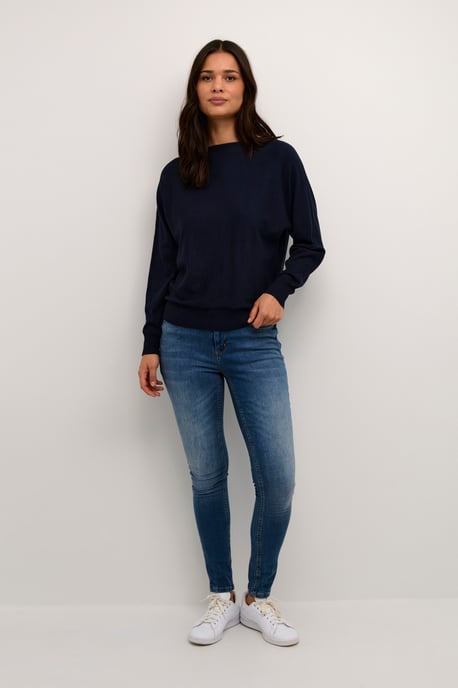 Pullover Oversize fit dark blue - Image 3