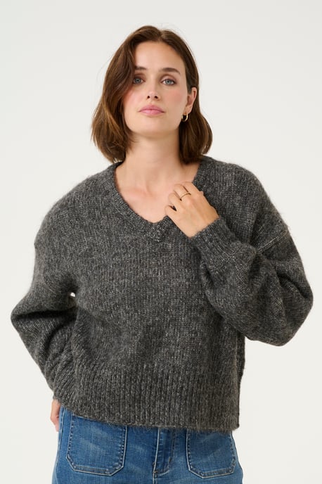 Pullover Loose fit dark grey - Image 3