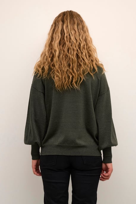 Pullover Loose fit dark green - Image 3