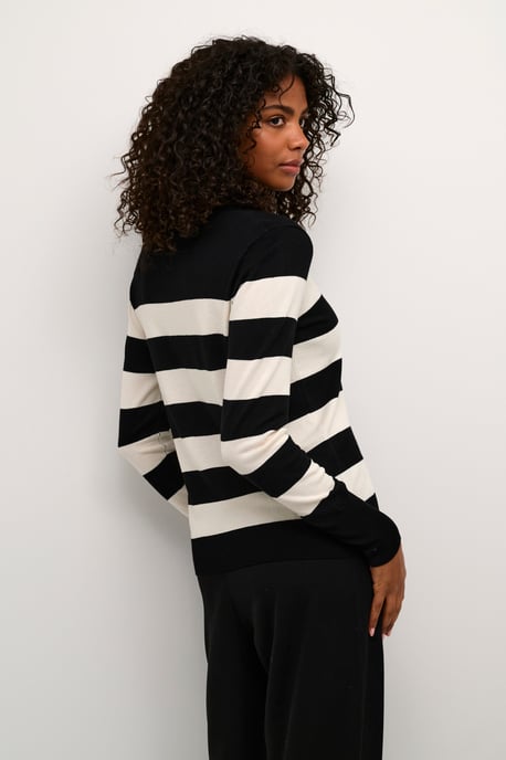 Pullover Regular fit black offwhite - Image 3