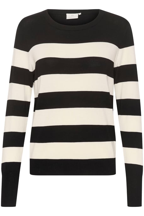 Pullover Regular fit black offwhite - Image 4