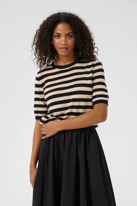Pullover Regular fit black offwhite - Image 3