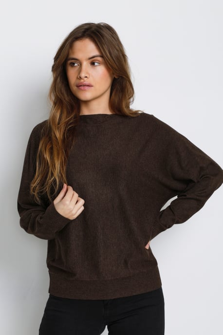 Pullover Oversize fit brown - Image 4