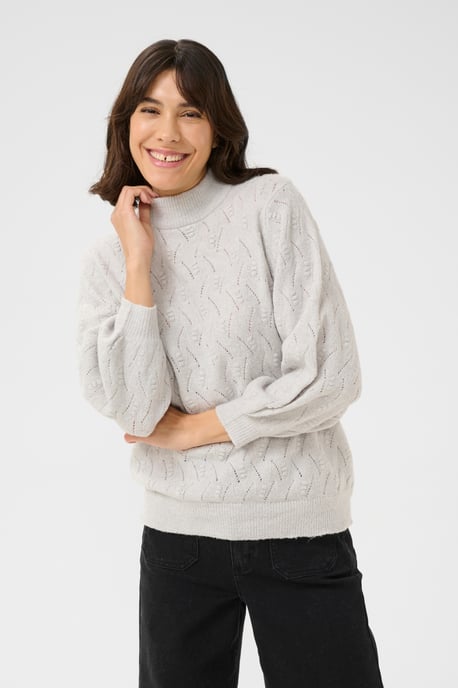 Pullover Regular fit light grey - Image 3