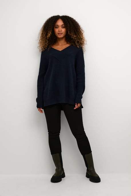 Pullover Oversize fit dark blue - Image 1