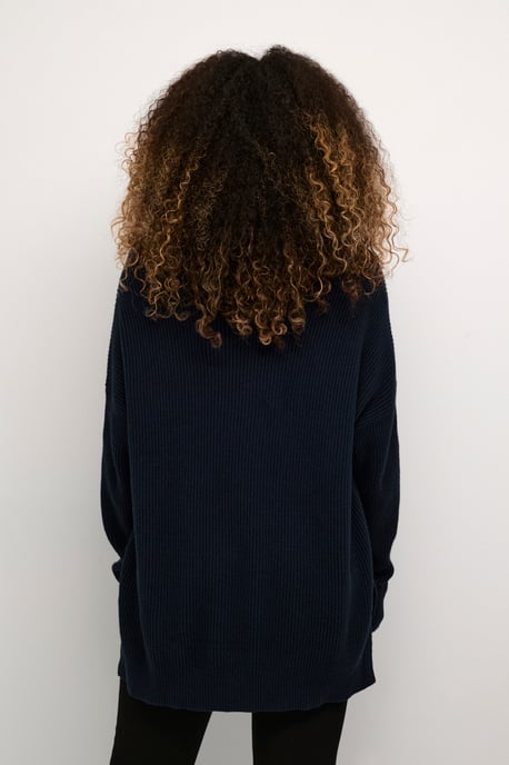 Pullover Oversize fit dark blue - Image 3