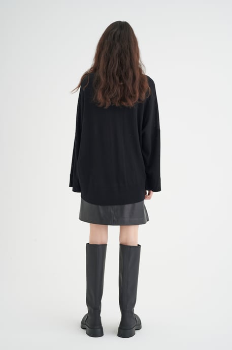 Pullover Relaxed fit black - Image 5