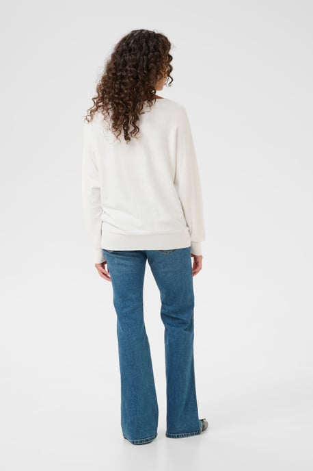 Pullover Oversize fit white - Image 3