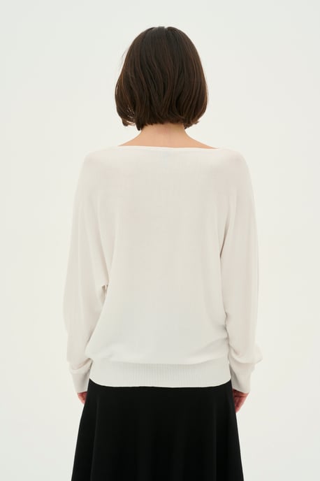 Pullover Oversize fit white - Image 5