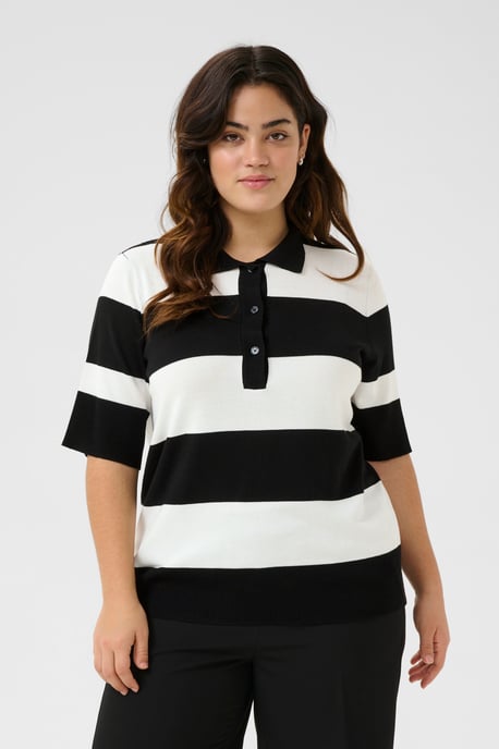 Pullover Loose fit black offwhite - Image 3