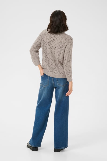 Pullover Loose fit light grey - Image 2