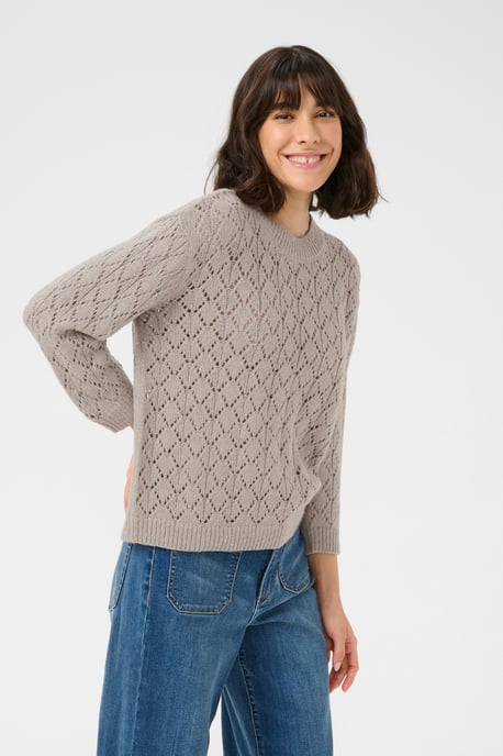 Pullover Loose fit light grey - Image 3