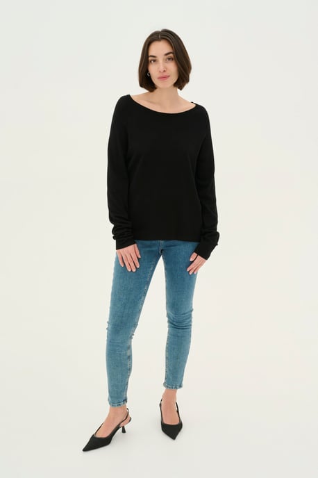 Pullover Relaxed fit black - Image 2