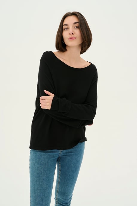 Pullover Relaxed fit black - Image 4