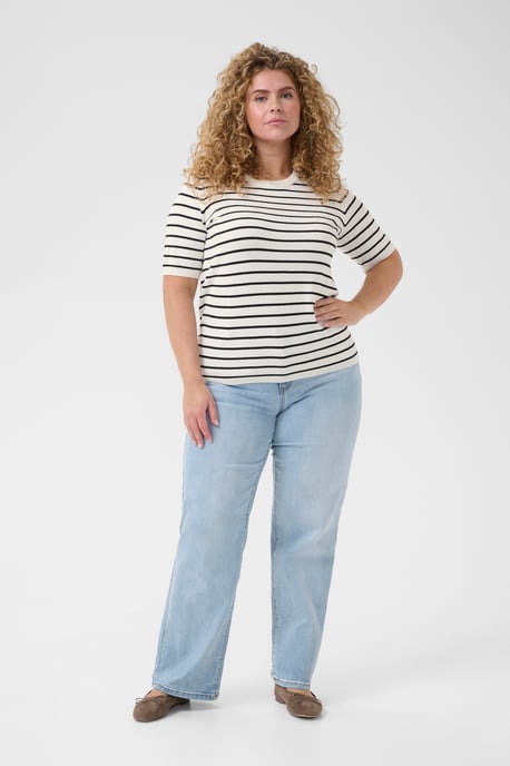 Pullover Regular fit black offwhite - Image 1