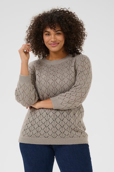Pullover Regular fit light grey - Image 3