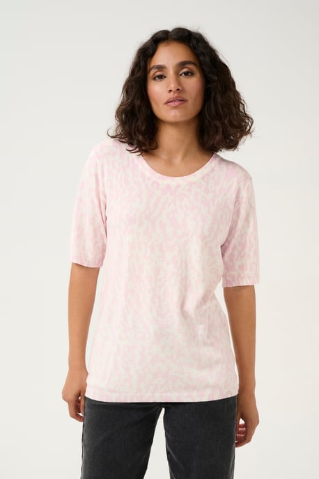 Pullover Regular fit pink white - Image 2