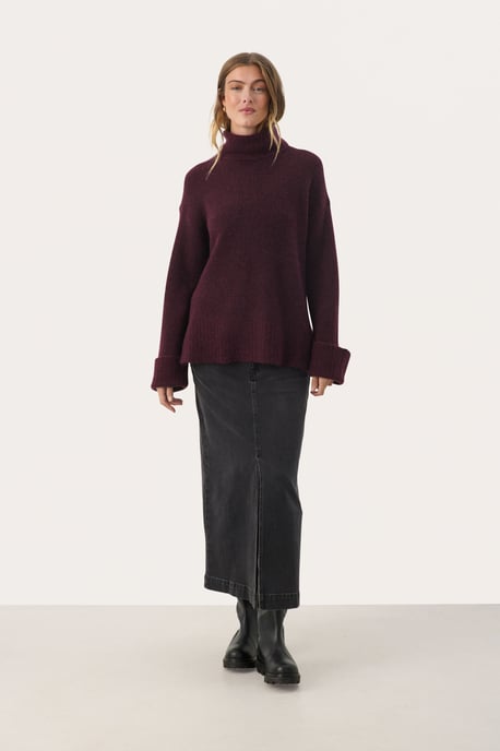 Pullover Loose fit wine - Image 1
