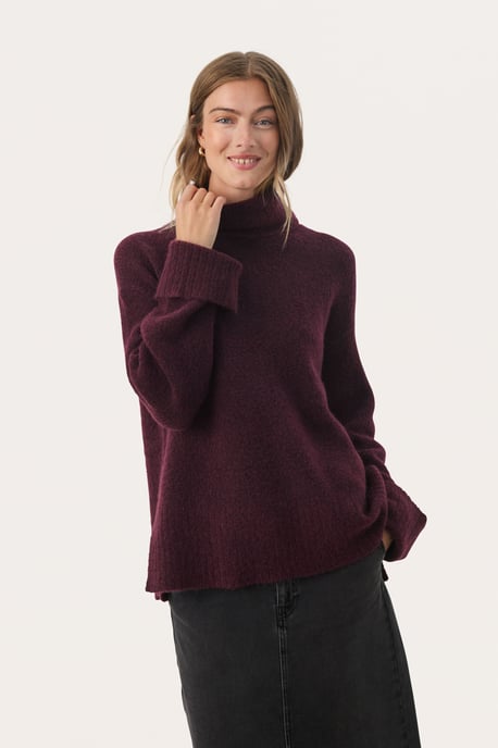 Pullover Loose fit wine - Image 3