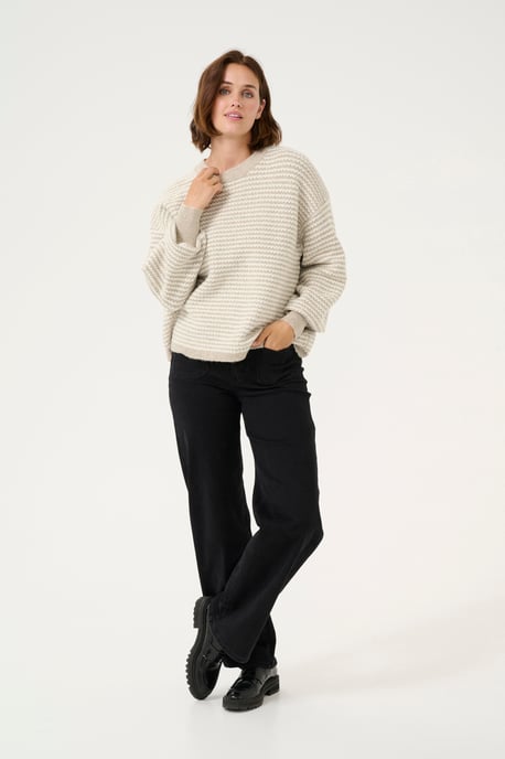 Pullover Loose fit cream - Image 2