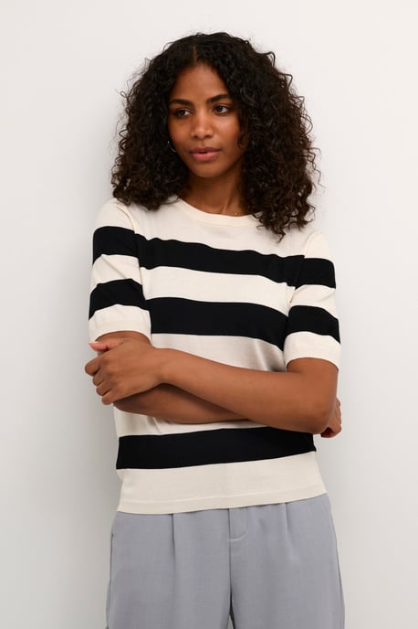Pullover Regular fit black offwhite - Image 2