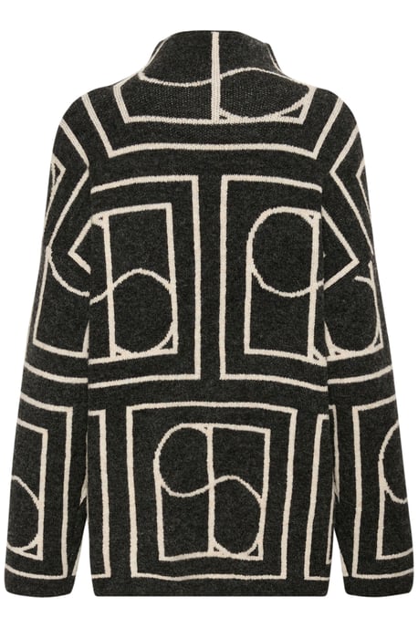 Pullover Casual fit black offwhite - Image 5