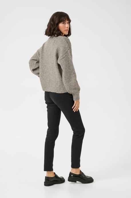 Pullover Loose fit light grey - Image 2