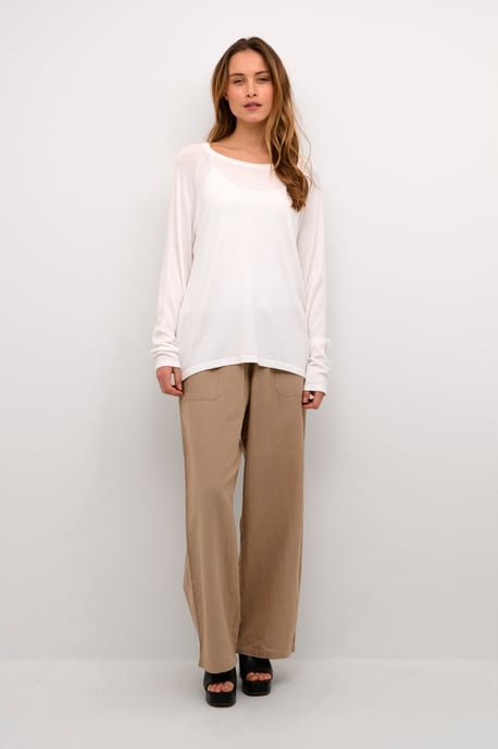 Pullover Relaxed fit white - Image 1