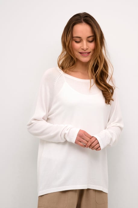 Pullover Relaxed fit white - Image 4