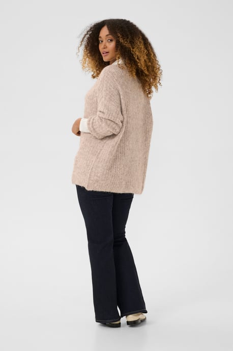 Pullover Oversize fit beige - Image 3