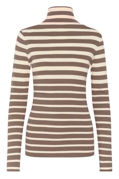 Pullover Slim fit brown white - Image 5