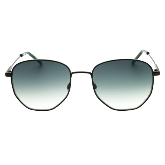 Hugo Boss Groene Zonnebril Met Matte Zwarte Montuur En Lenzen - Image 1