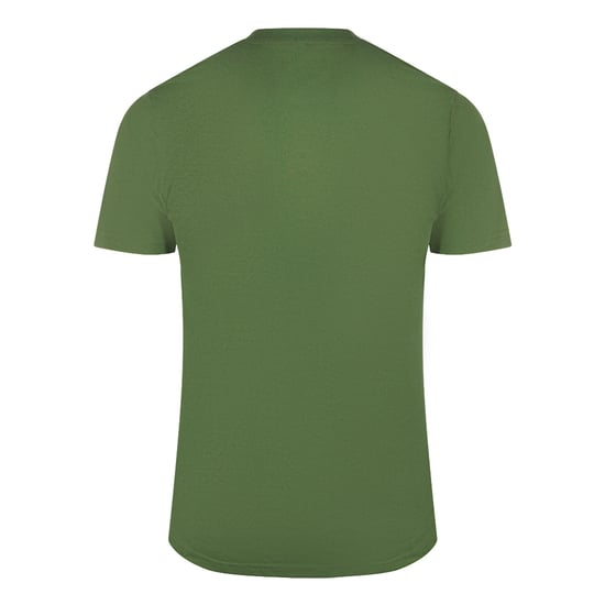 Cavalli Class Smoke Bold Logo Militair Groen T-shirt - Image 2