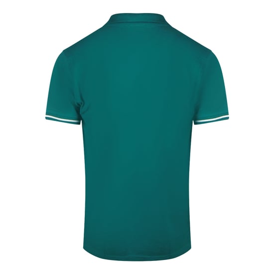 Cavalli Class Bold Stripe Collar Groen Poloshirt - Image 2