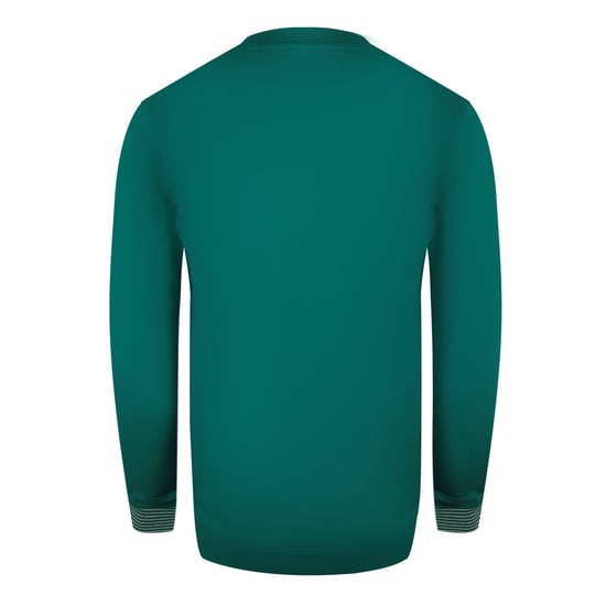 Cavalli Class Bold Multi Logo Groene Ottanio Ronde Hals Sweatshirt - Image 2
