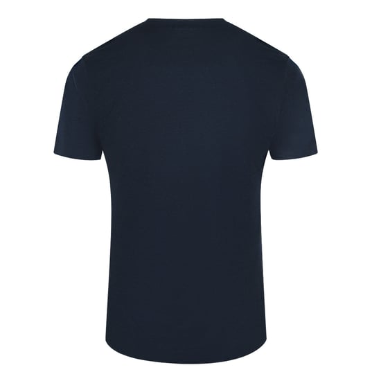 Cavalli Class Smoke Bold Logo Marineblauw T-shirt - Image 2