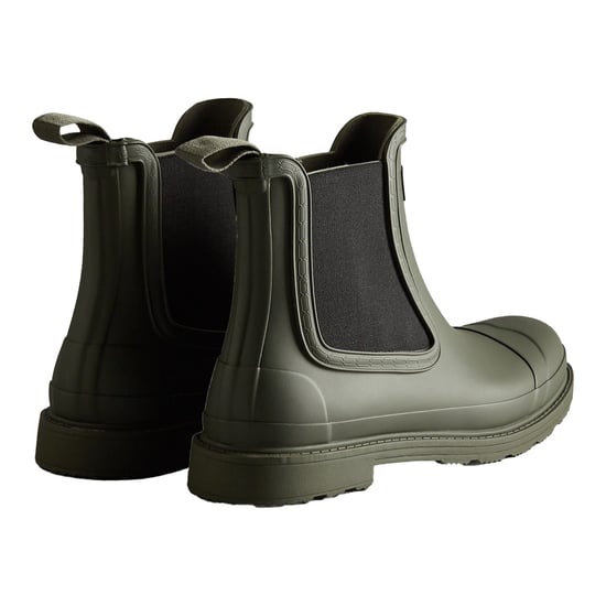 Hunter Commando Heren Regenlaarzen Donker Olijf Van Rubber - Image 2