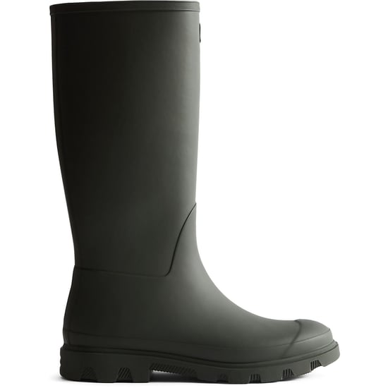 Hunter Downpour Hoge Laars Rubber Dames Donkergroene Wellington Boots - Image 4