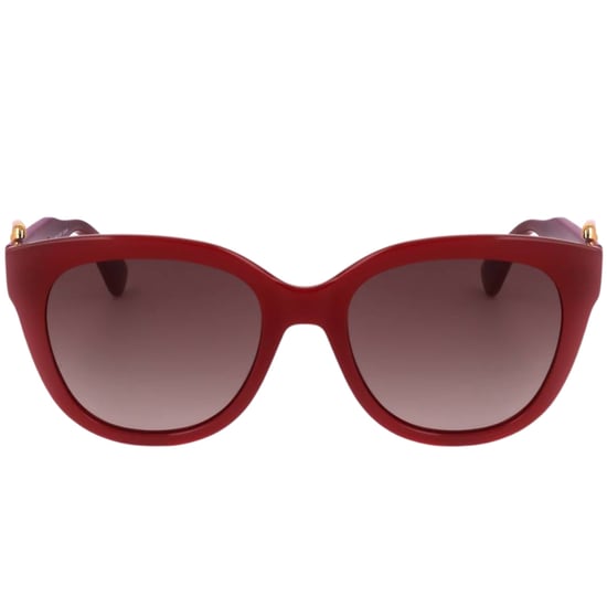 Moschino Brown SF Lens Rode Zonnebril met Gespen - Image 1