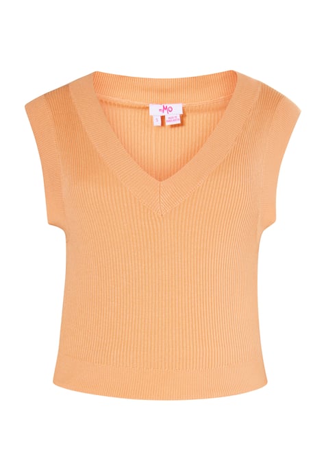 Mymo gebreide trui Dames oranje - Image 1