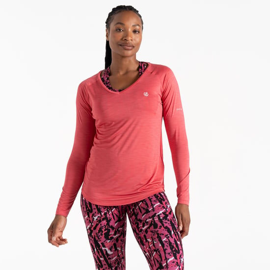 Dare 2B Dames/dames Discern T-shirt met lange mouwen (Sorbet Roze) - Image 4