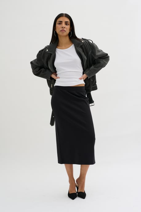 Leren jas Casual fit grey - Image 2