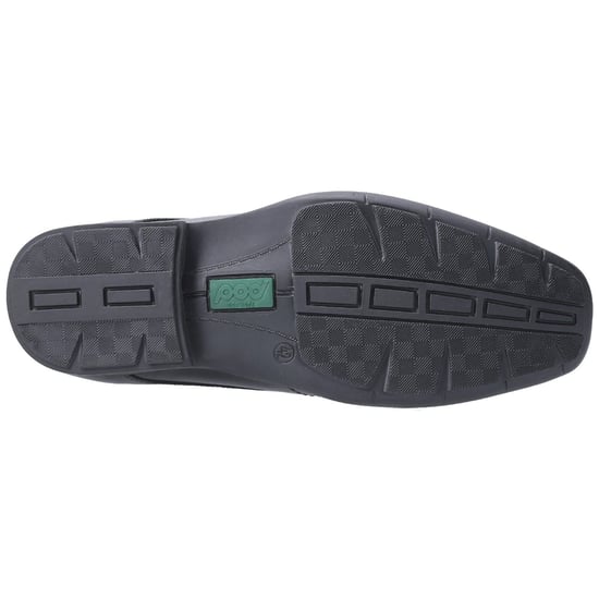 Pod Dundee Leren Zwarte Schoenen Voor Jongens - Image 3