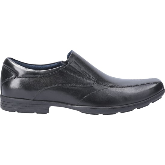 Pod Dundee Leren Zwarte Schoenen Voor Jongens - Image 4