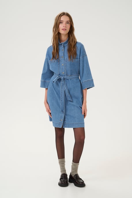 Jurk Loose fit medium blue - Image 2