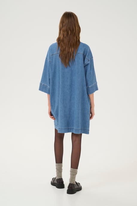 Jurk Loose fit medium blue - Image 3