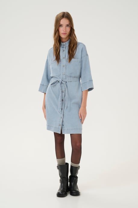 Jurk Loose fit light blue - Image 2